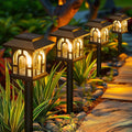 6/10 Pack Solar Pathway Lights Outdoor Auto On/Off
