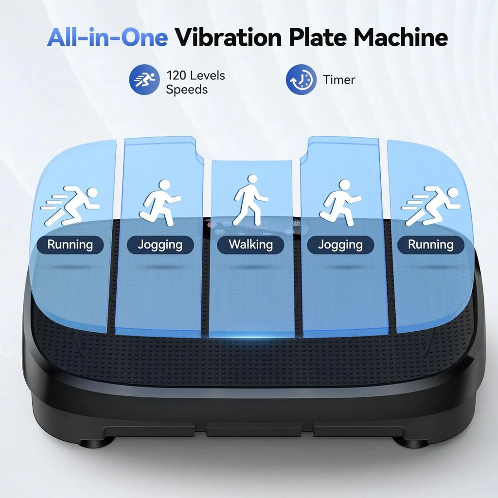 Vibration Plate Fitness Multi-Function Vibration Trainer 330lbs