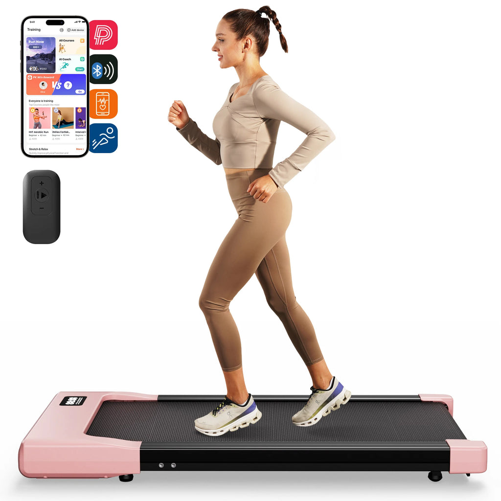 Walking Pad Treadmill 2 in 1 Portable with Remote Control
