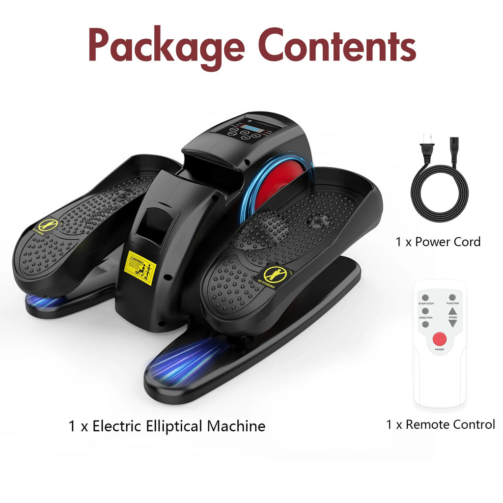 Under-Desk Elliptical Machine Portable Pre-Installed
