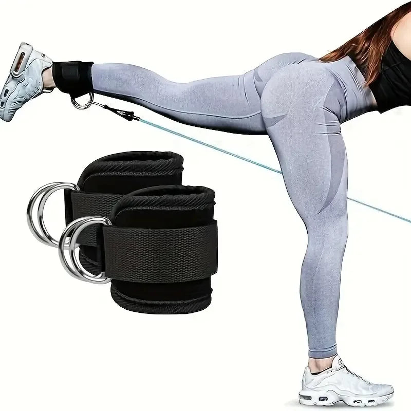 Adjustable Ankle Cuffs - Leg Workout Straps for Glute & Thigh
