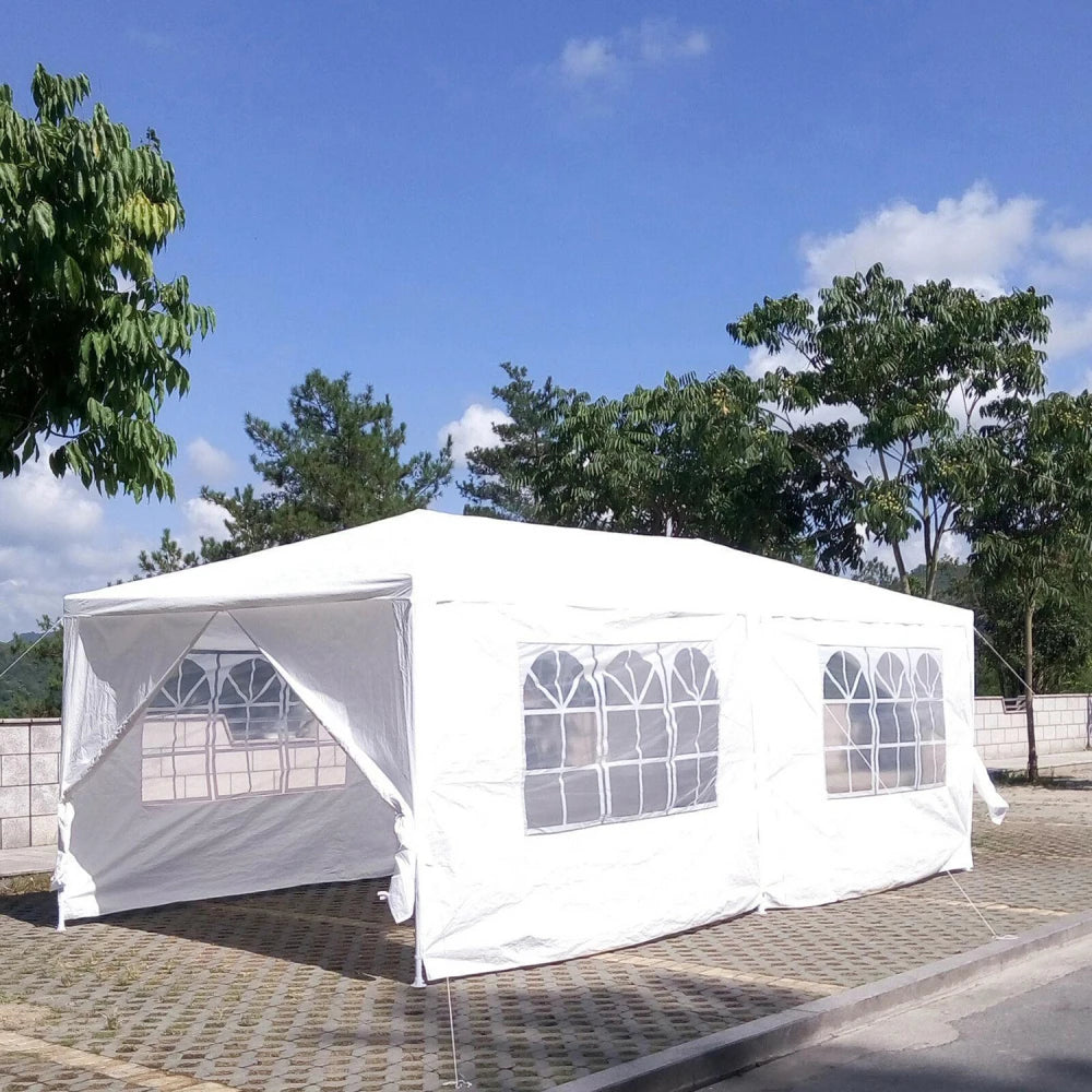 10x20' Outdoor Garden Gazebo Party Tent Canopy with 6 Sidewalls