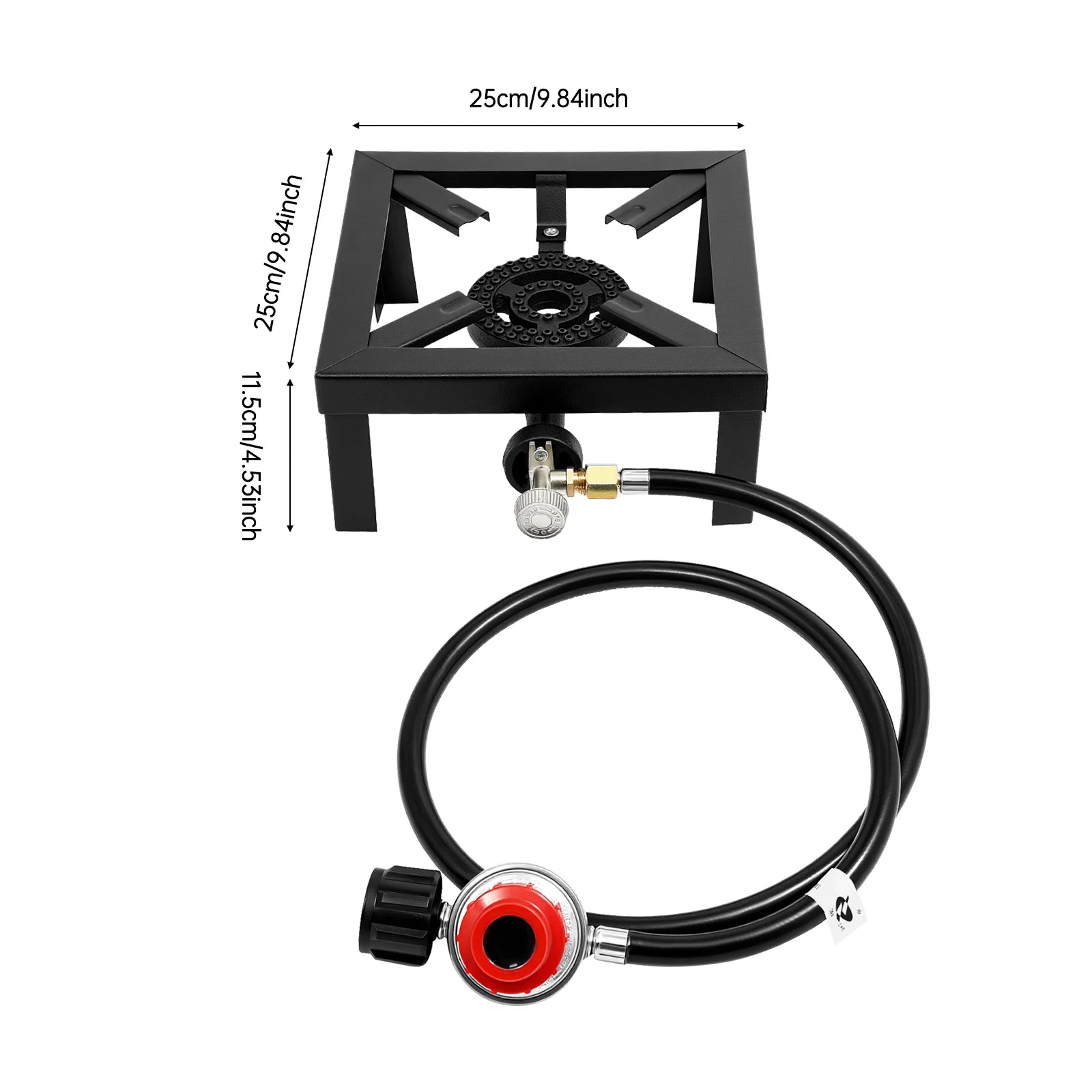 Portable Double Burner Outdoor Gas Stove Propane Cooker