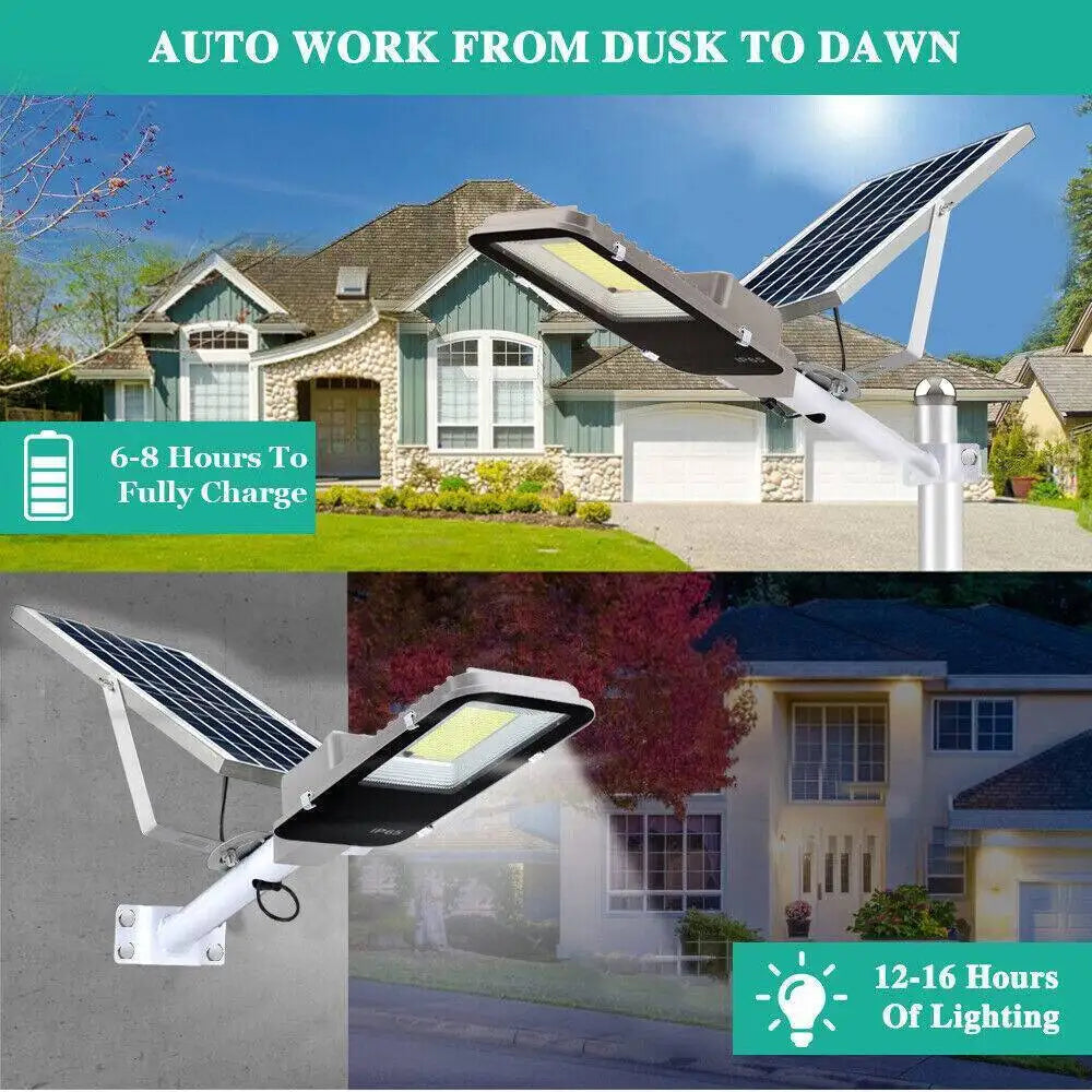 200W Solar Street Light Outdoor Aluminum Lamp