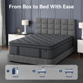 Full Mattress, 12 Inch Hybrid Mattress with Excellent Support