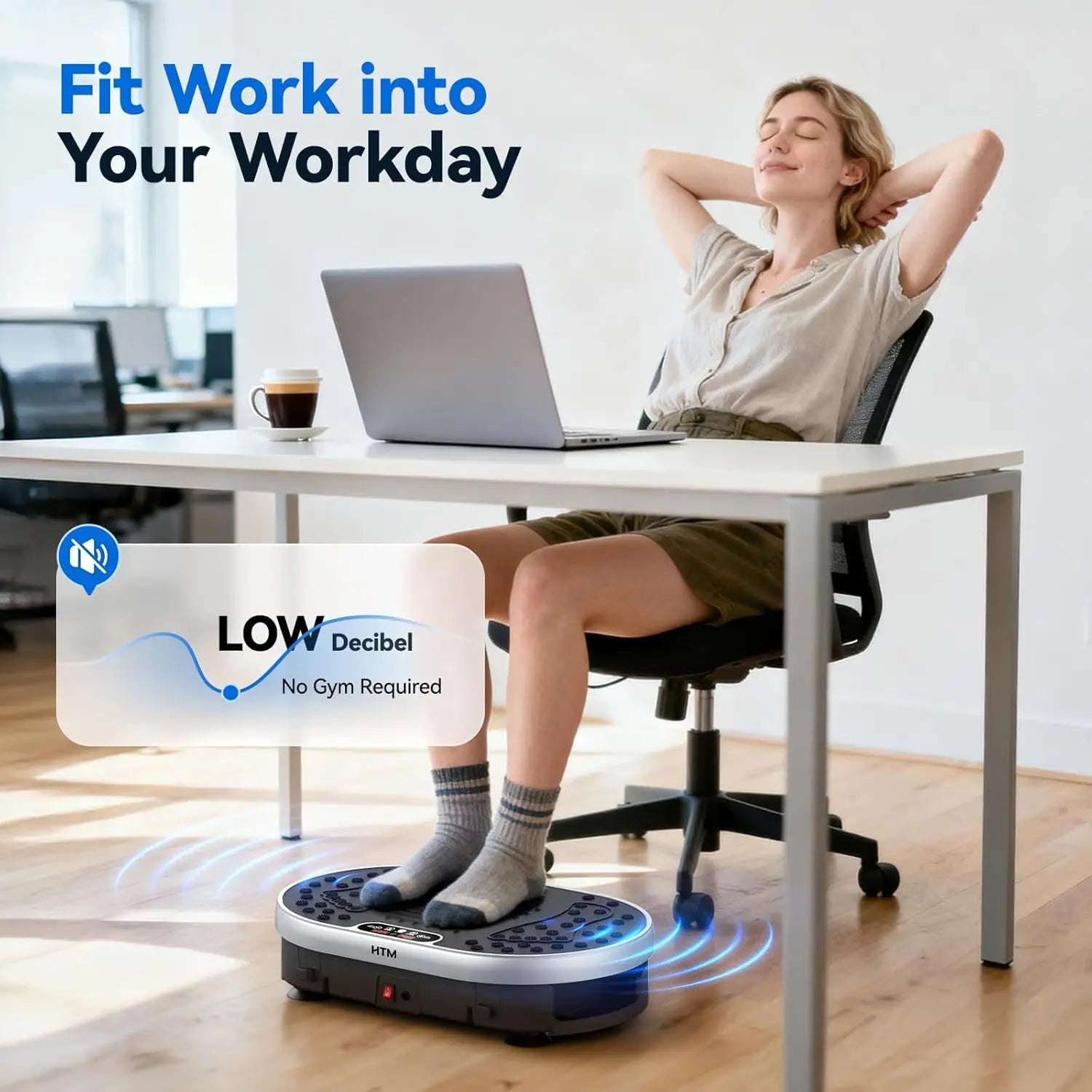 Vibration Plate Exercise Machine 120 Speed Levels