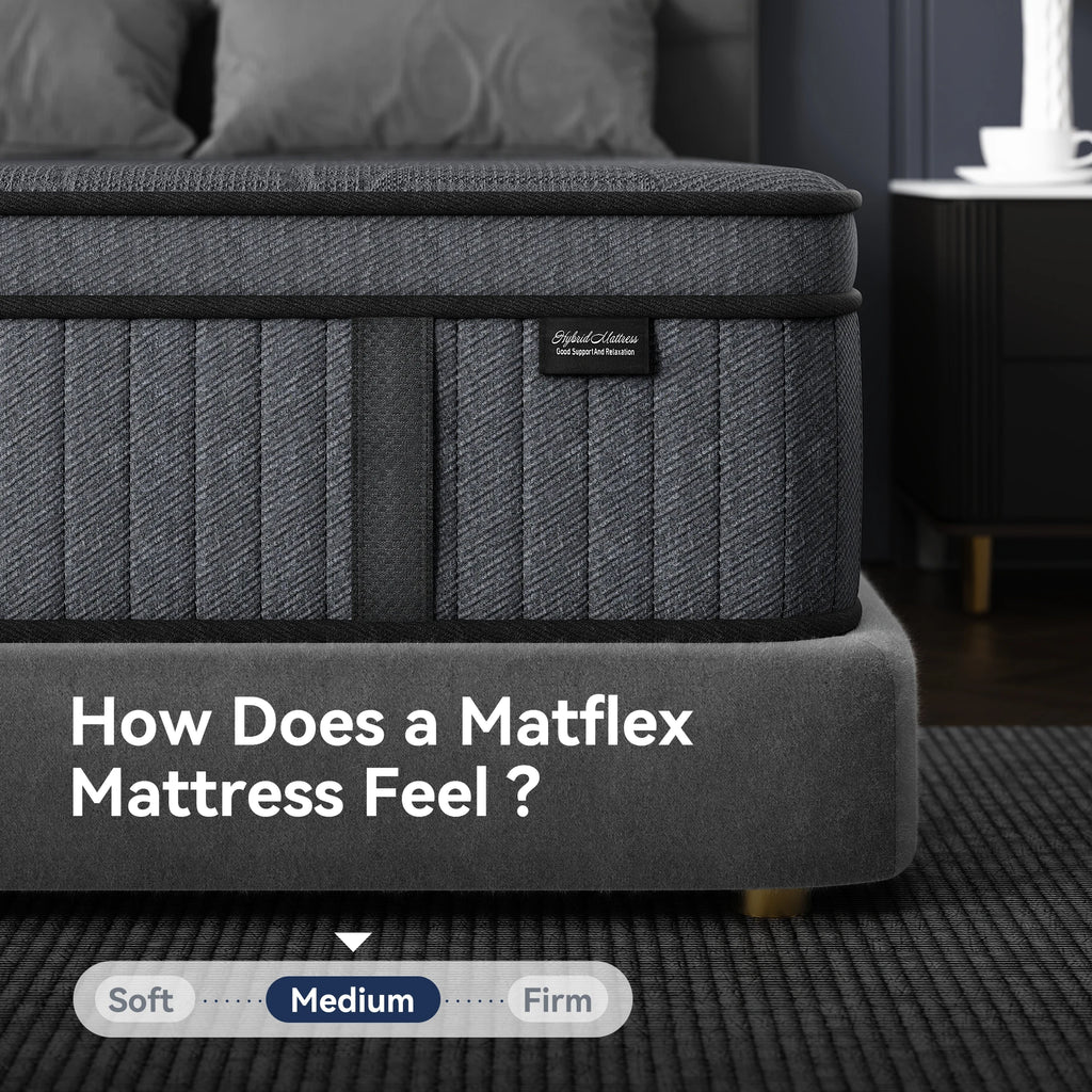 Full Mattress, 12 Inch Hybrid Mattress with Excellent Support