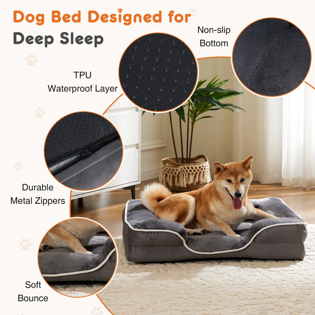 Orthopedic Dog Bed Memory Foam for Small Dogs