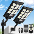 Solar Street Light Waterproof with Motion Sensor& Remote Control 2-Pack