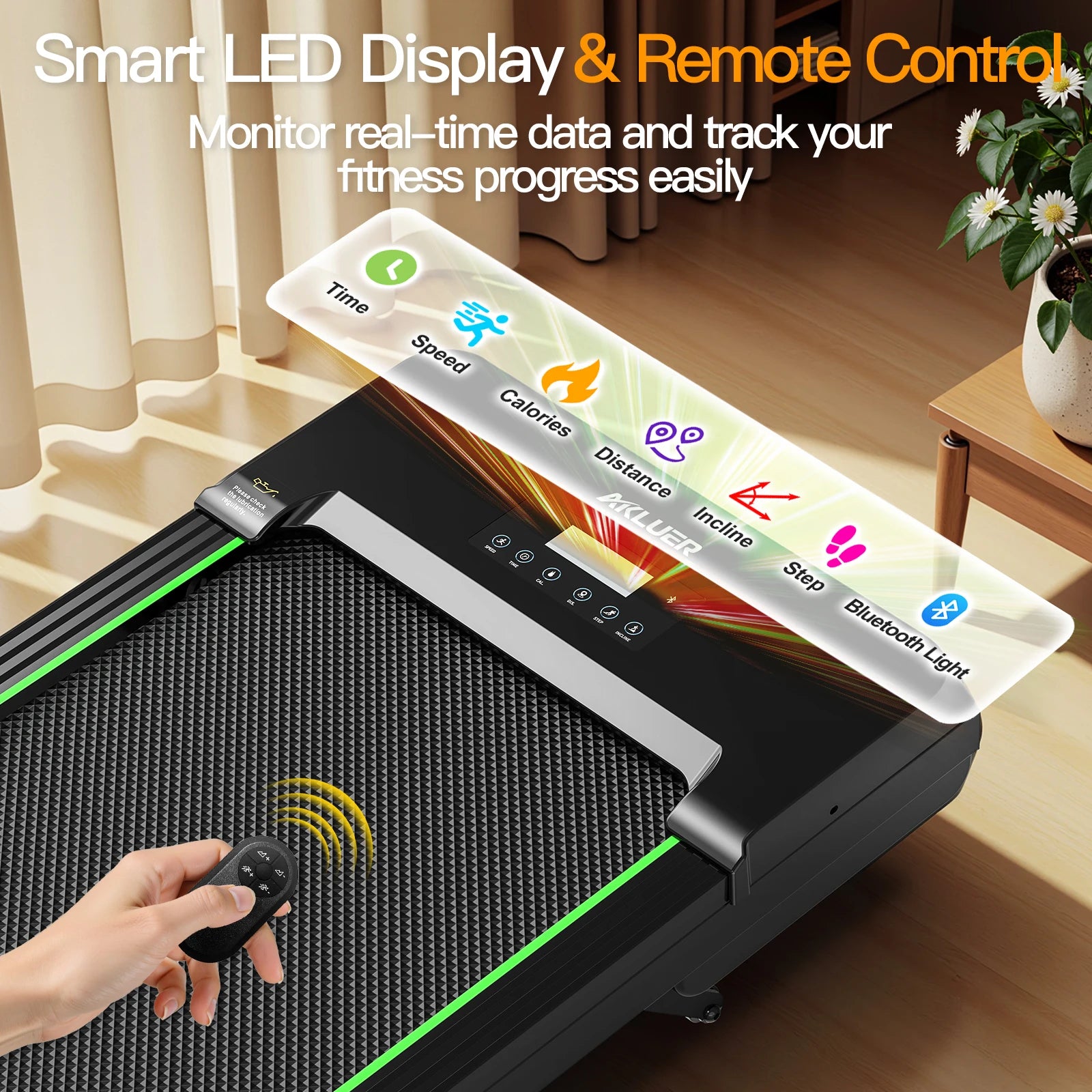 Walking Pad with 12% Auto Incline, 2.5HP Quiet Treadmill