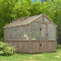 6x10 FT Green House for Outdoor with Lockable Door