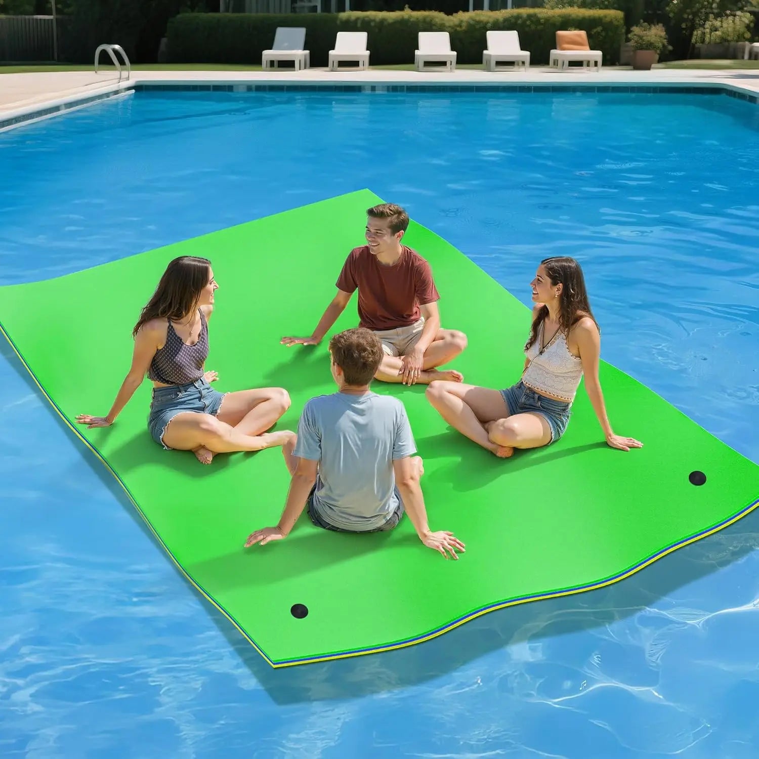 9'/12' Lily Pad Floating Mat for Lake and Pool
