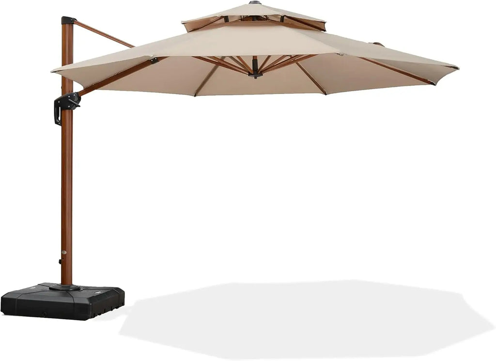 11ft Outdoor Large Patio Umbrella Heavy Duty for Deck, Pool