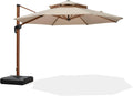 11ft Outdoor Large Patio Umbrella Heavy Duty for Deck, Pool