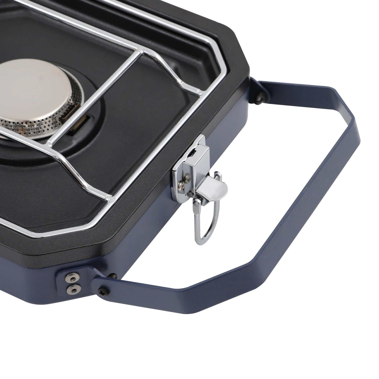 Camping Stove with Grill Pan Foldable With 2-Burners