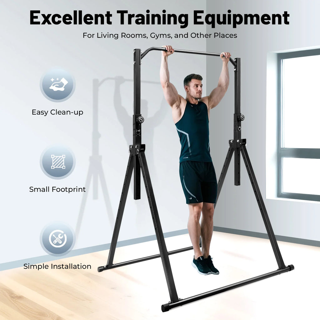 Pull Up Bar 440LBS Capacity Multi-Function Power Tower
