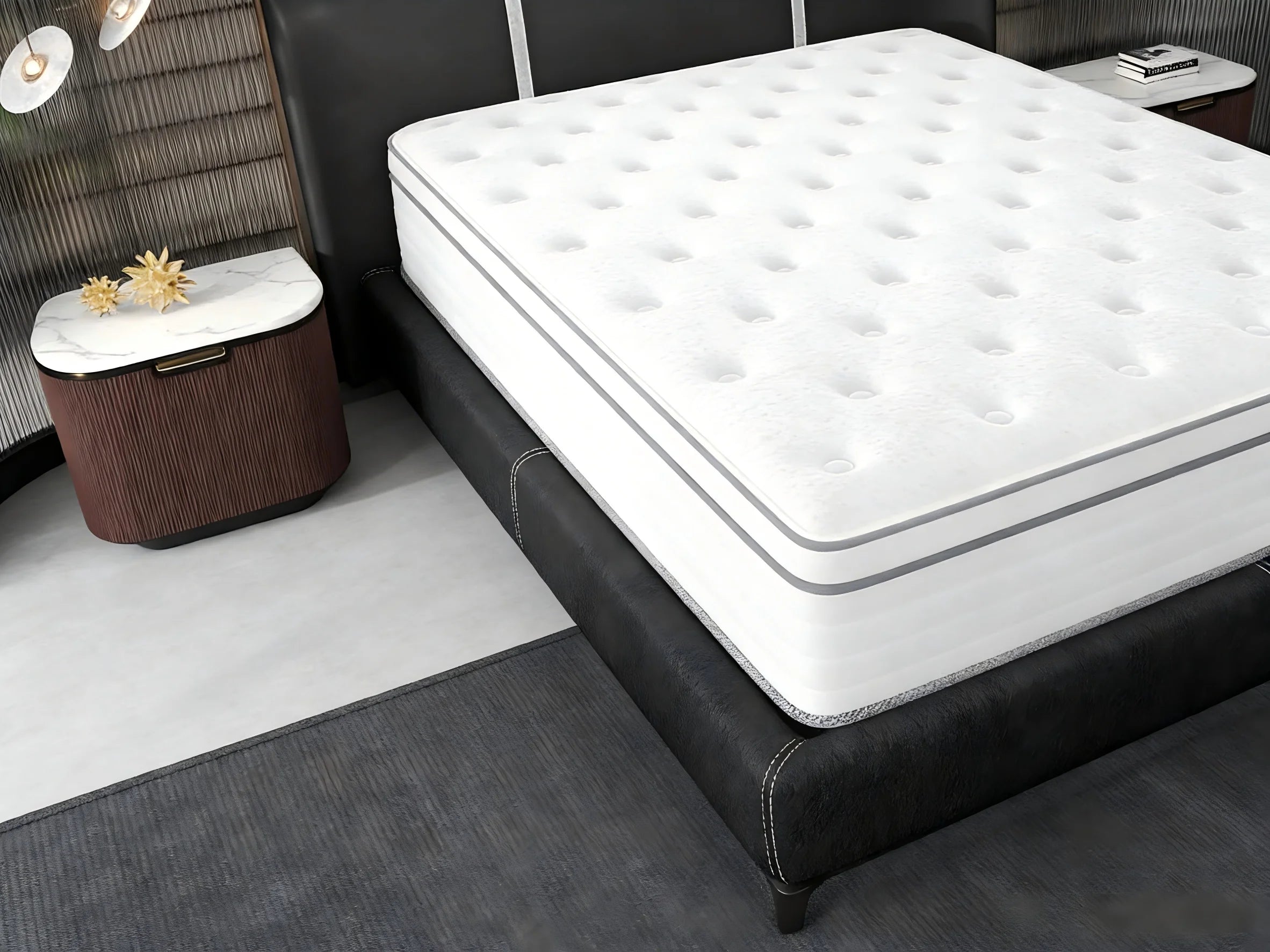 King/Queen/Full 14/12/10 inch Pain Relieving Hybrid Mattress