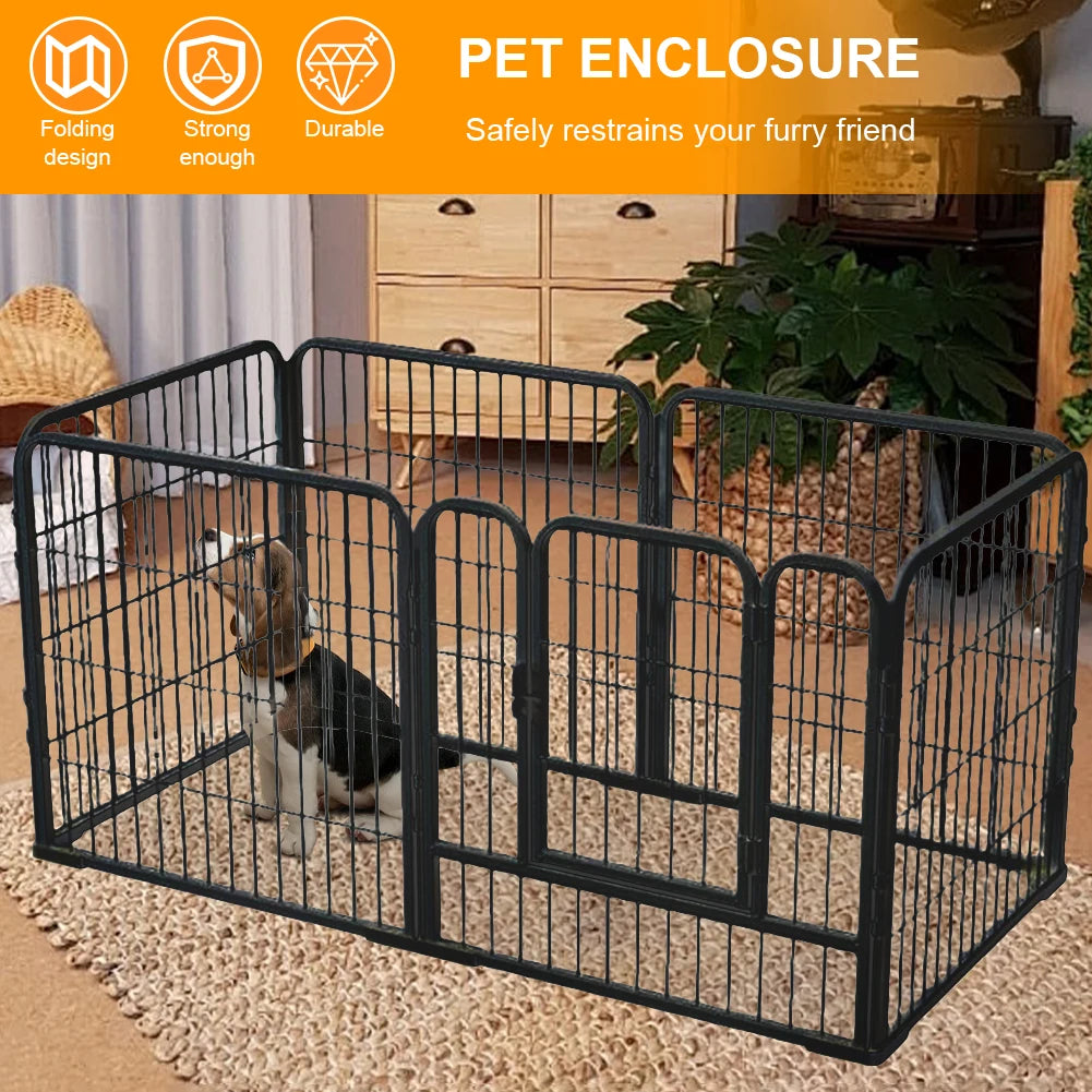 6 Panel Heavy Duty Portable Pet Playpen