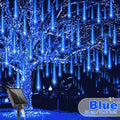 Christmas Lights Outdoor Solar Meteor Shower Lights 8 Tubes