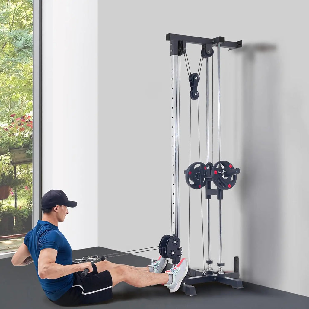 Wall Mount Cable Machine LAT Pulldown with 20-Position