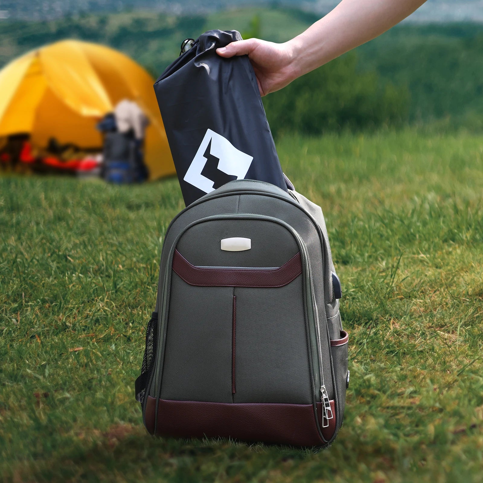Portable Camping Side Folding Table with Carry Bag