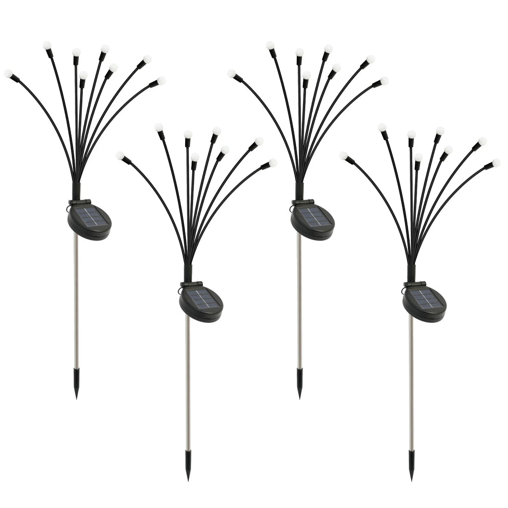 8-Head Solar Firefly Lights For Outdoor Decorative Garden