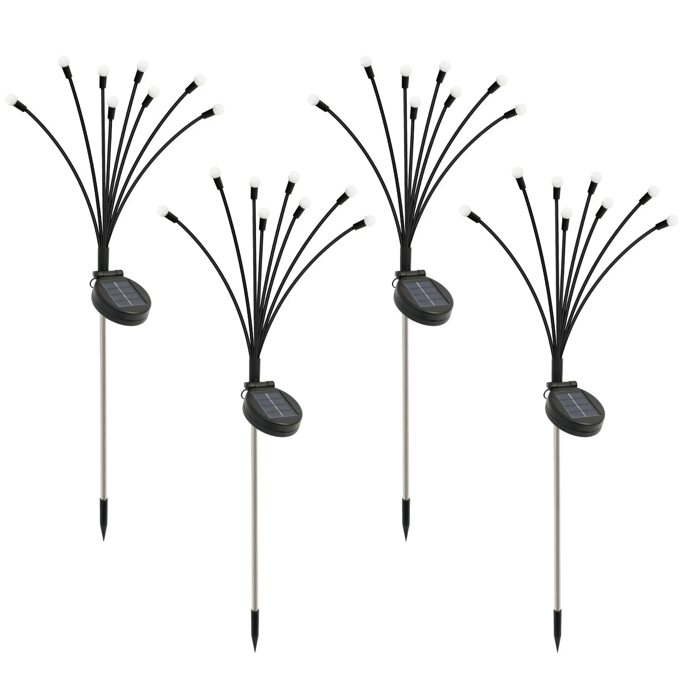 8-Head Solar Firefly Lights For Outdoor Decorative Garden