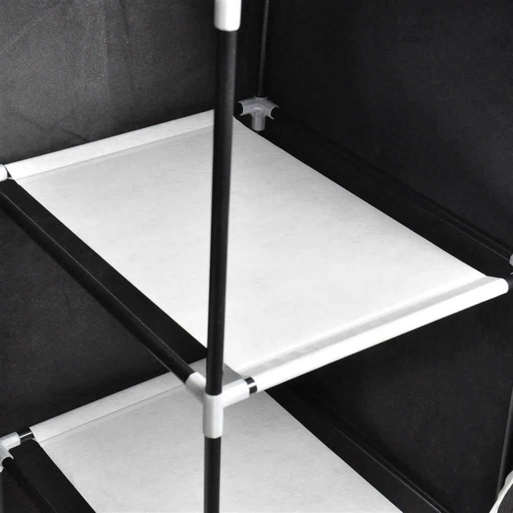 71" Portable Closet Wardrobe Clothes Rack Storage Organizer