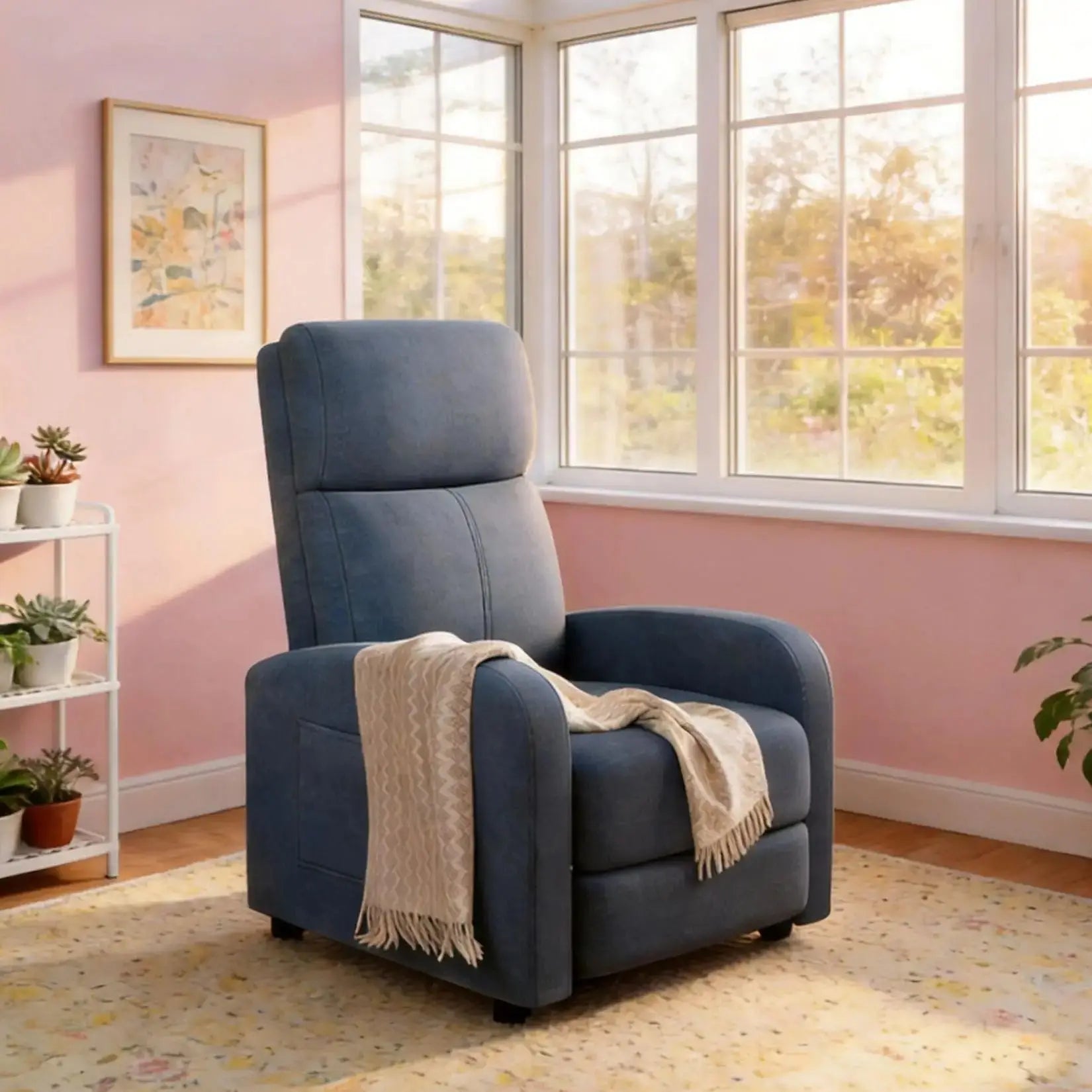 Push Back Recliner Chair For Adults