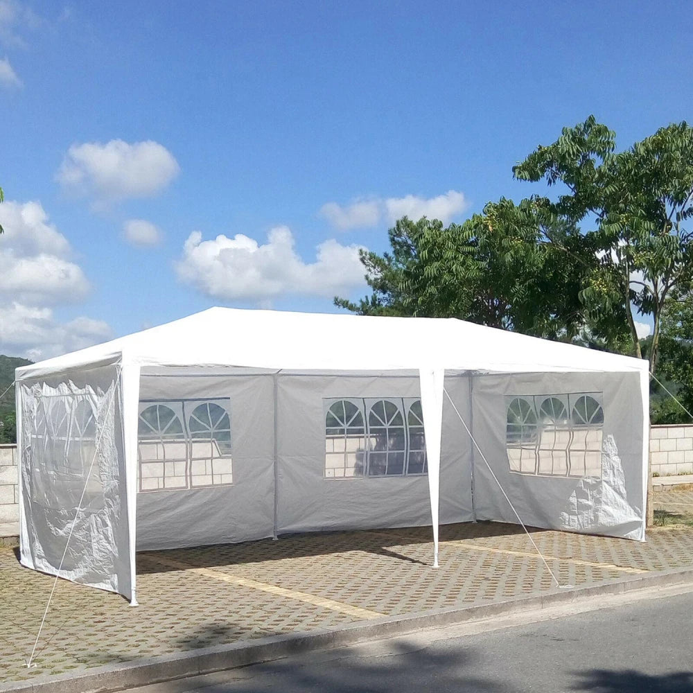10x20' Outdoor Garden Gazebo Party Tent Canopy with 6 Sidewalls