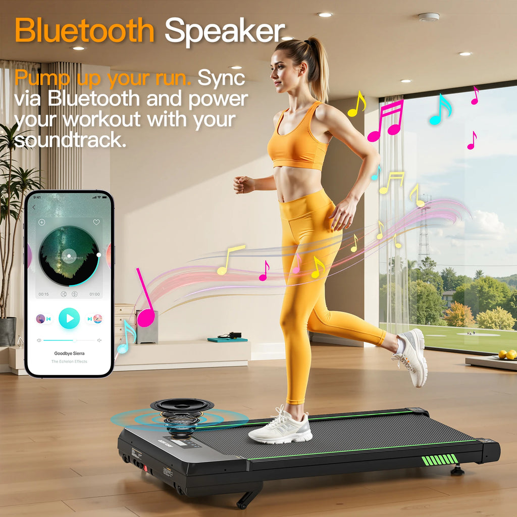 Walking Pad with 12% Auto Incline, 2.5HP Quiet Treadmill