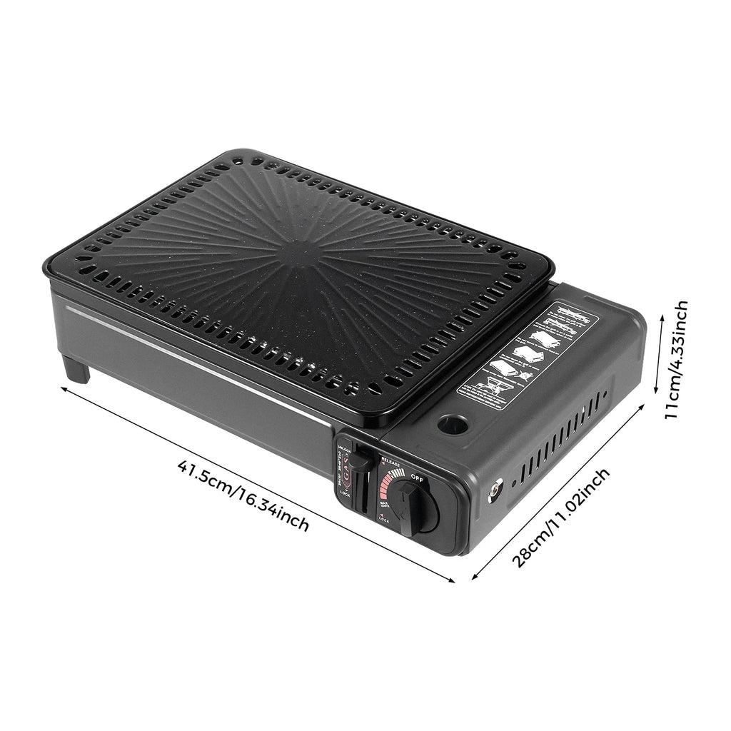 Portable Camping Grill Gas Stove Butane  For Traveling,