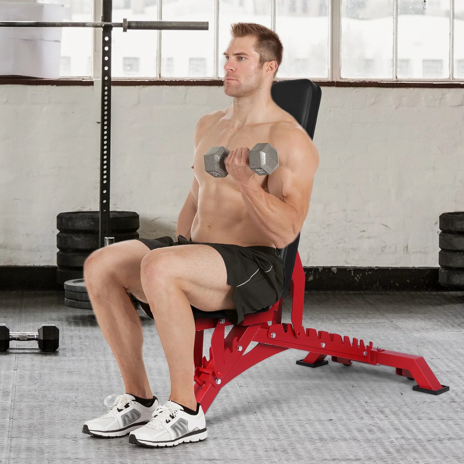 Workout Bench Adjustable Incline Decline Bench