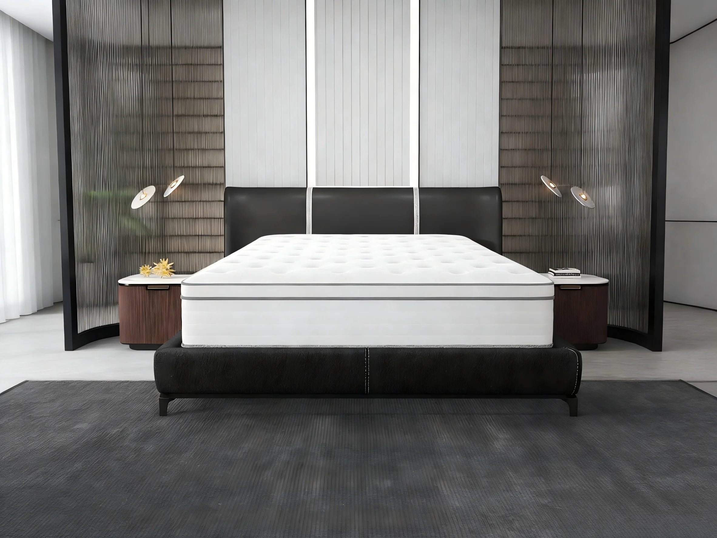 King/Queen/Full 14/12/10 inch Pain Relieving Hybrid Mattress