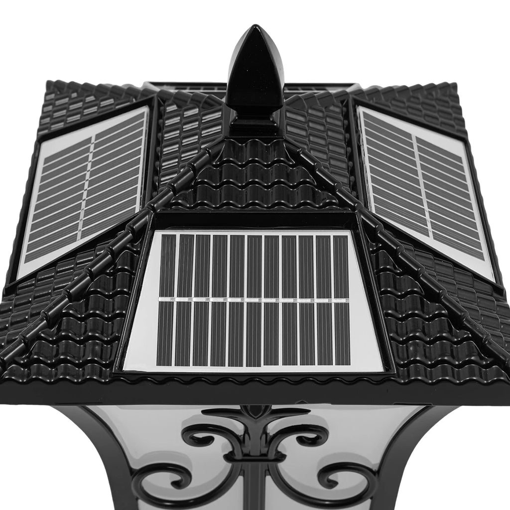 85-265V Outdoor Solar Electric Powered Post Light w\ Remote Control