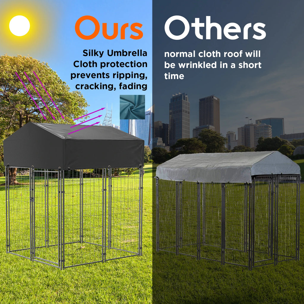 XXL Large Luxury Outdoor Dog Kennel Pet House Enclosure