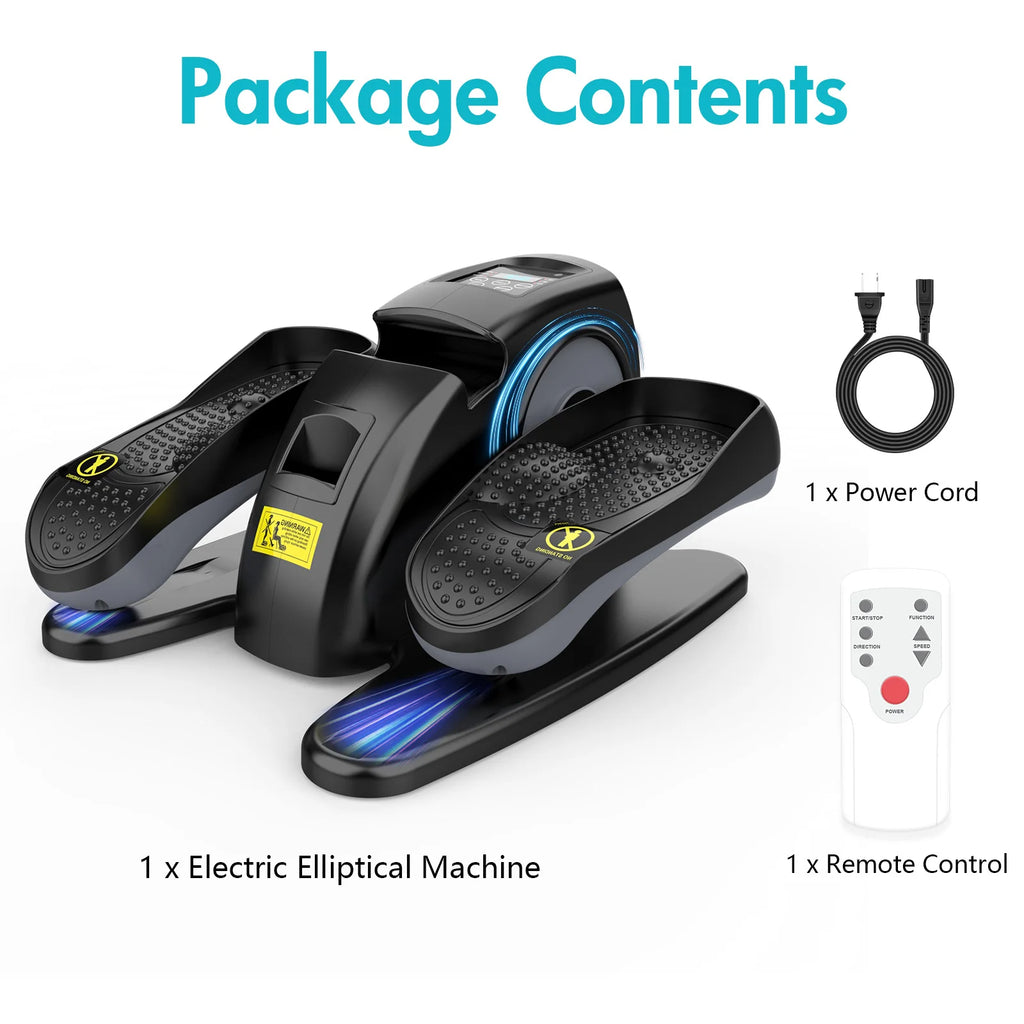 Under-Desk Elliptical Machine Portable Pre-Installed