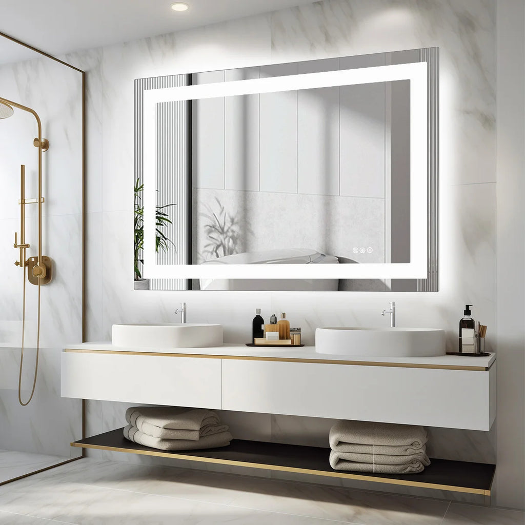 36"x 24"LED Bathroom Vanity Mirror for Wall Memory Function