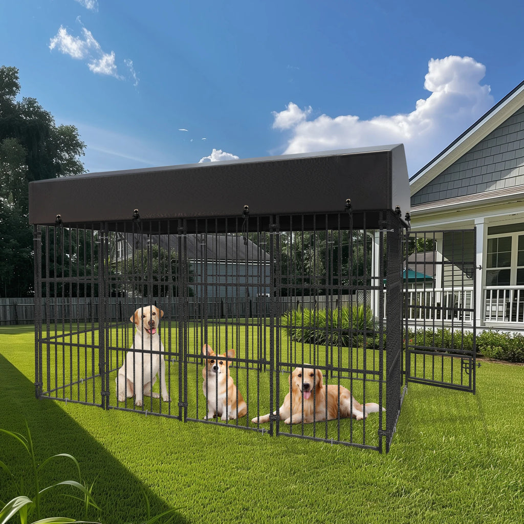 XXL Large Luxury Outdoor Dog Kennel Pet House Enclosure