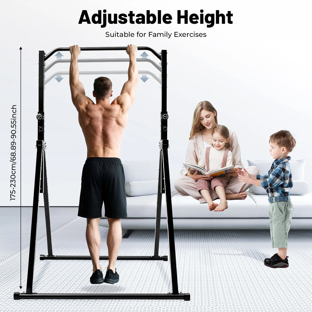 Pull Up Bar 440LBS Capacity Multi-Function Power Tower