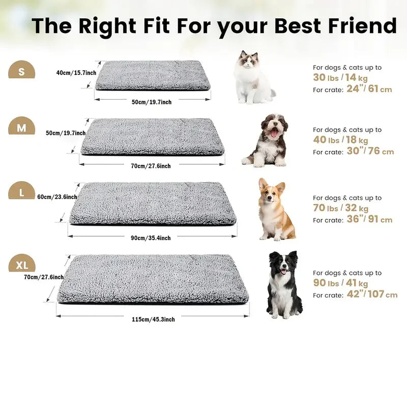 Winter Self-Heating Pet Pad Blanket for Dogs & Cats