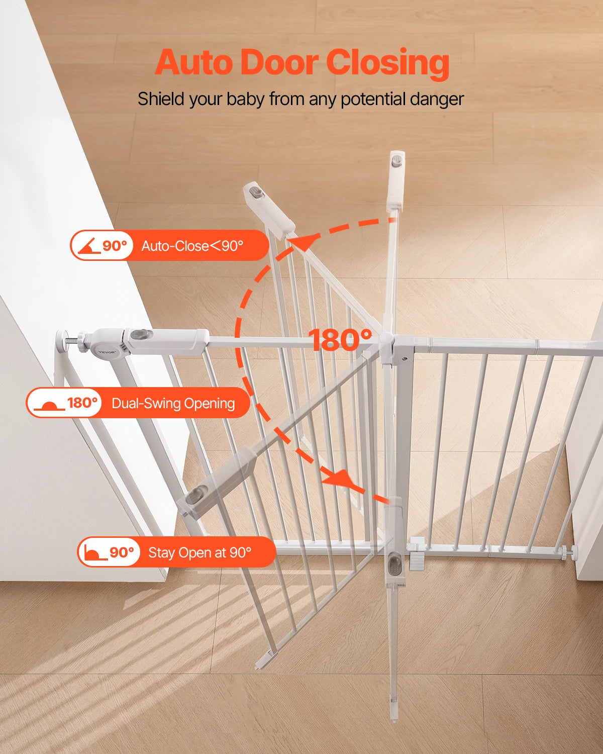 Baby Gate 28/30/36 Inches High Baby Gate