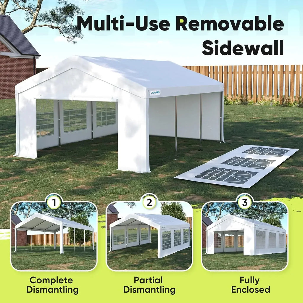 Heavy Duty 13x20 Party Tent Premium Outdoor White Gazebo