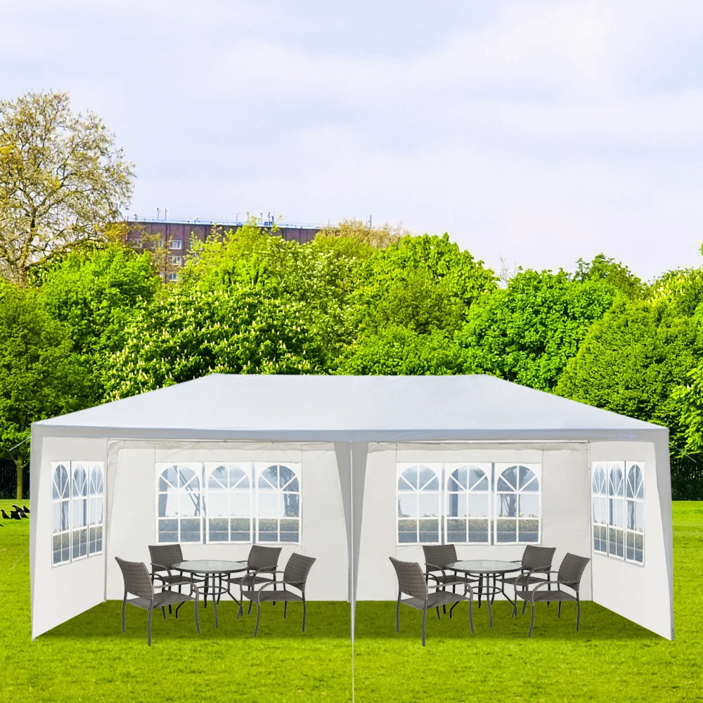 10'X20' Outdoor Party Tent with 4 Removable Sidewalls Waterproof Canopy