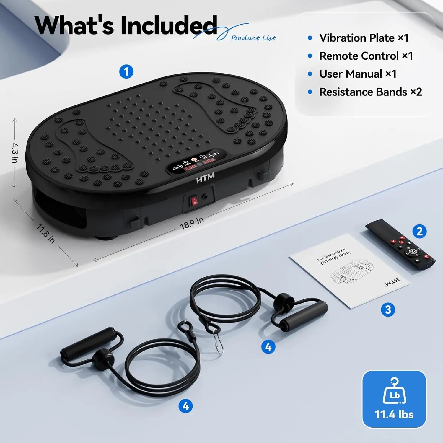 Vibration Plate Shaking Exercise Trainer 120 Speed