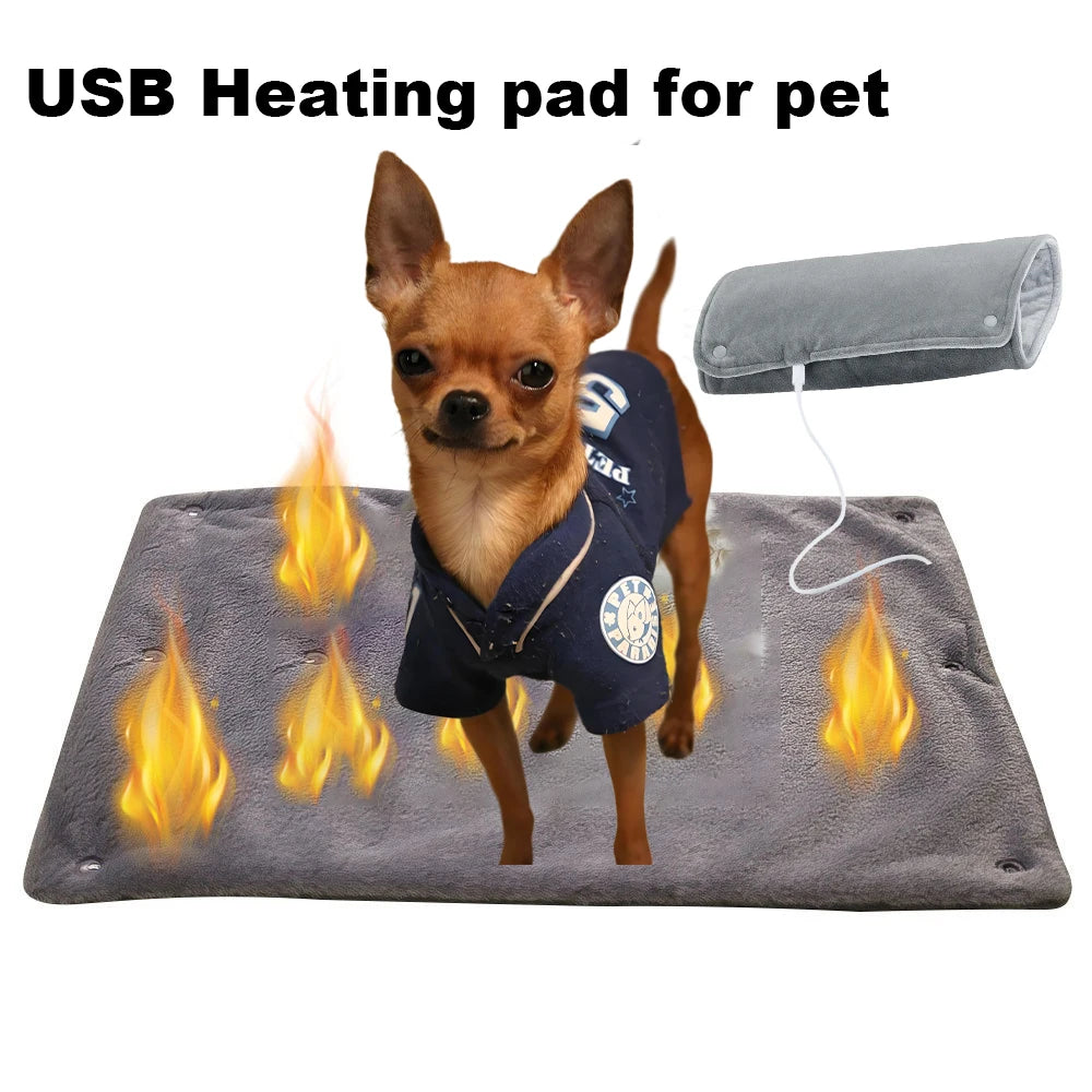 Winter Pet Heating Blanket For Dogs & Cats