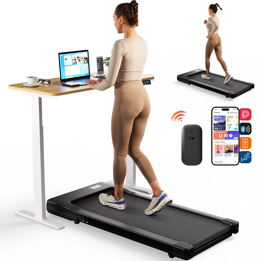 Walking Pad Treadmill 2 in 1 Portable with Remote Control