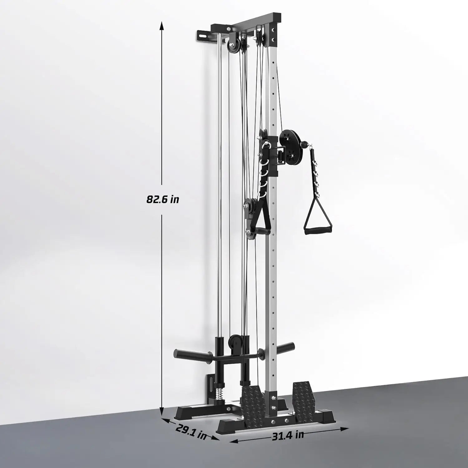 Wall Mount Cable Machine LAT Pulldown with 20-Position