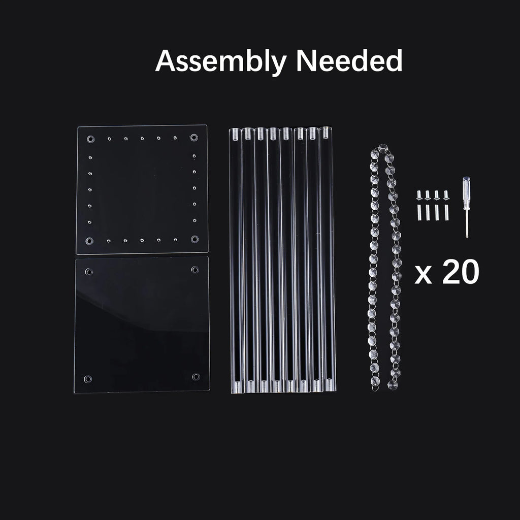 4Pcs Wedding Flower Stand Clear Floor Vase