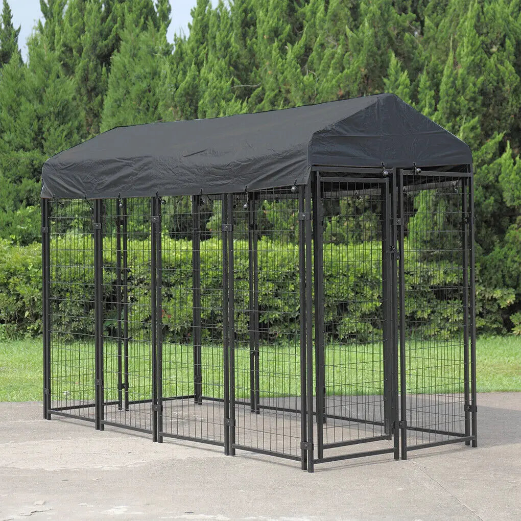 XXL Large Luxury Outdoor Dog Kennel Pet House Enclosure